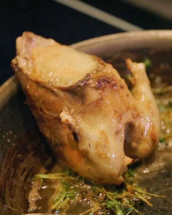#5 Red-Legged Partridge Breast with Black Pickled Walnuts