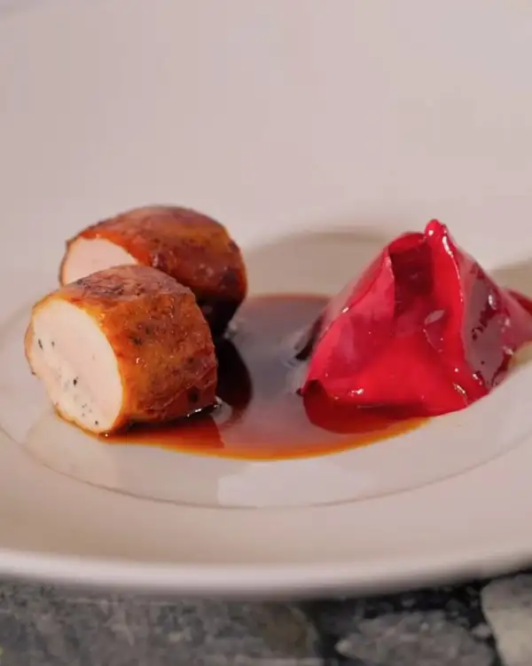 #2 Quail Ballantine with Black Truffle Mousseline