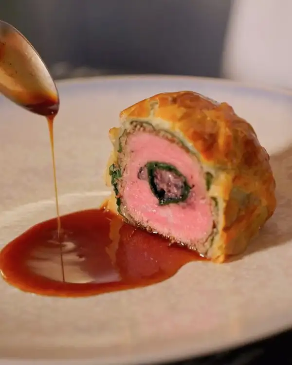 #5 Wagyu Beef Wellington with Matsutake Duxelles