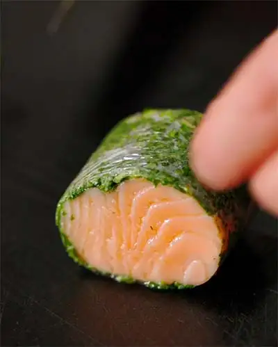 #4 Herb-crusted Salmon with Cucumber