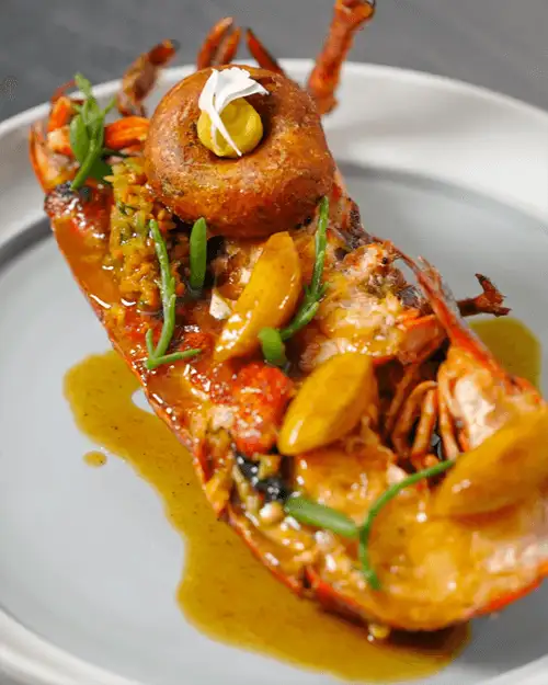 #6 Lobster with Apple-Curry Sauce & Bara