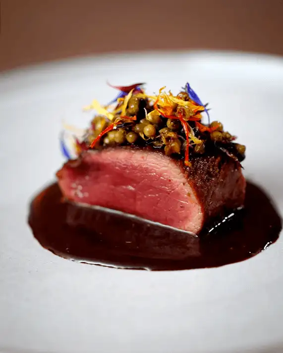 #3 Deer Saddle with Blood Sauce