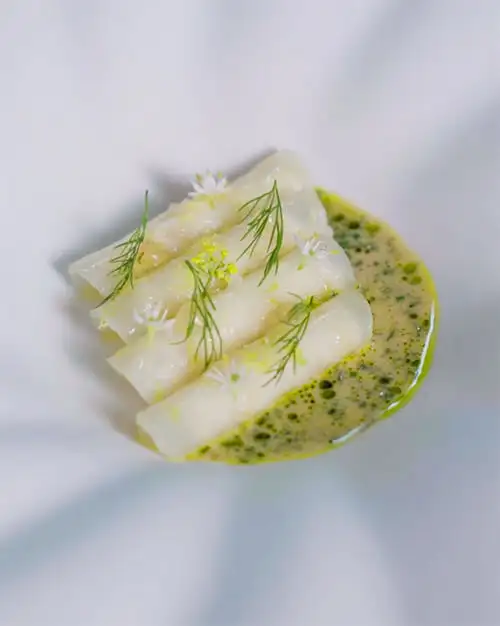 #5 Filled White Beetroots Cigars Plating