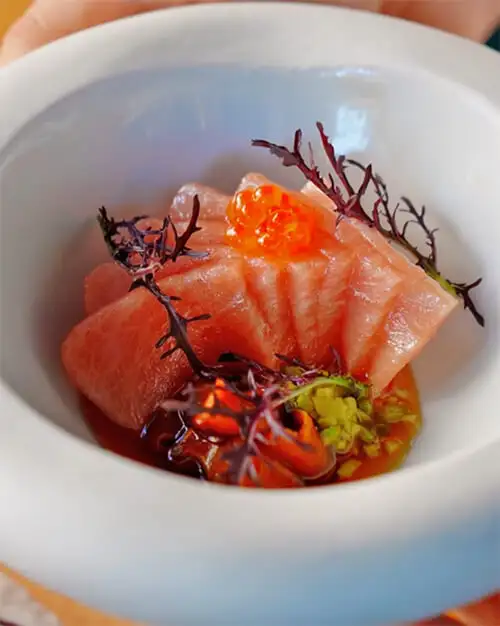 #6 Ventresca Sashimi Plating
