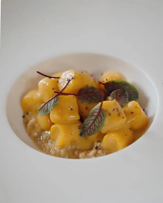 #8 Pumpkin Gnocchi Preparation & Plating