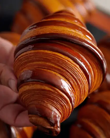 #8 Bicolor Chocolate Croissant