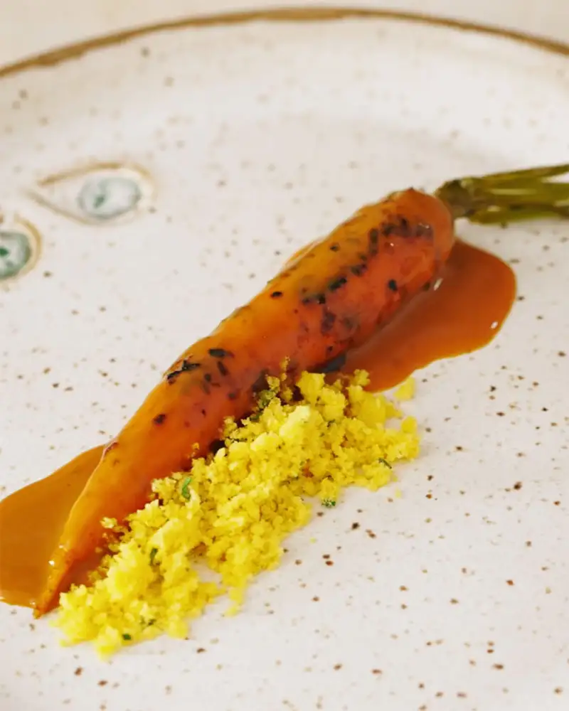 #8 Marinated Carrots Plating