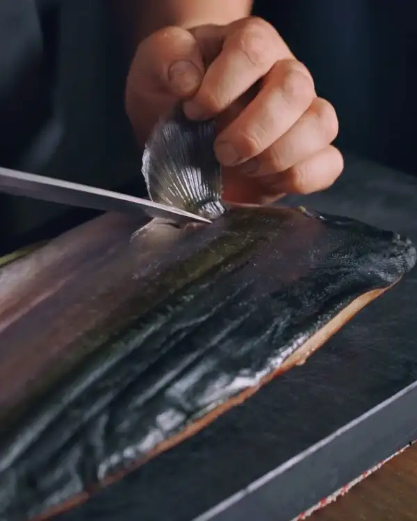 #1 Hamachi Butchering