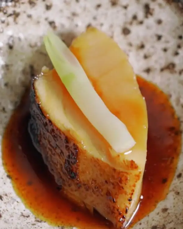 #2 Barbecued Hamachi Loin with Teriyaki Sauce