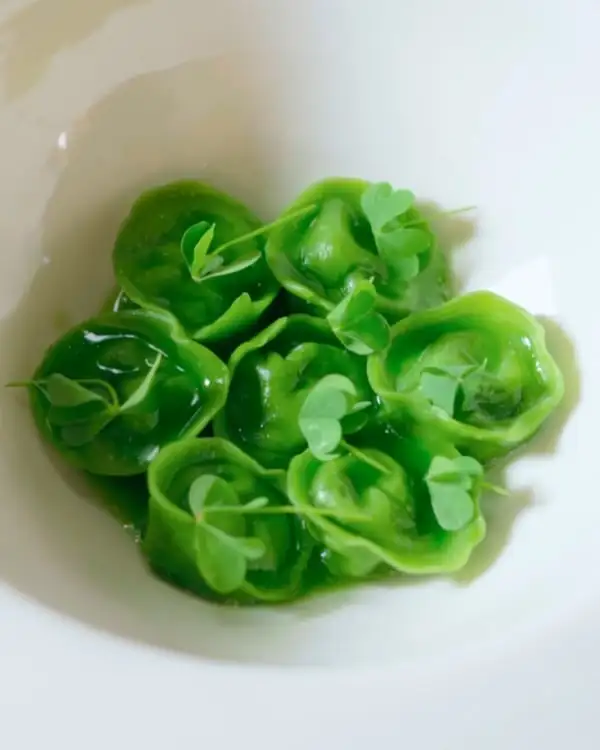 #4 Bietina Chard Ravioli with Herbal Extracts