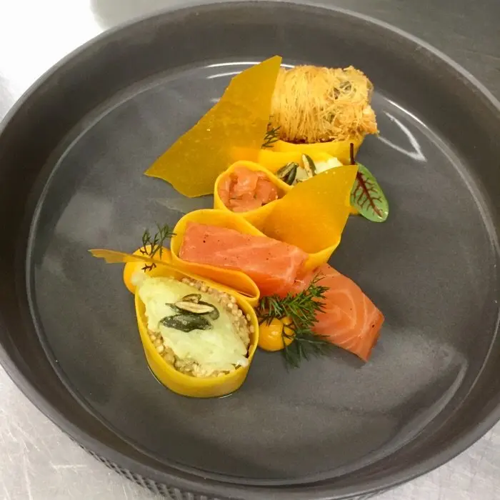 creation thumb for Lachs/ Kürbis/ Quinoa