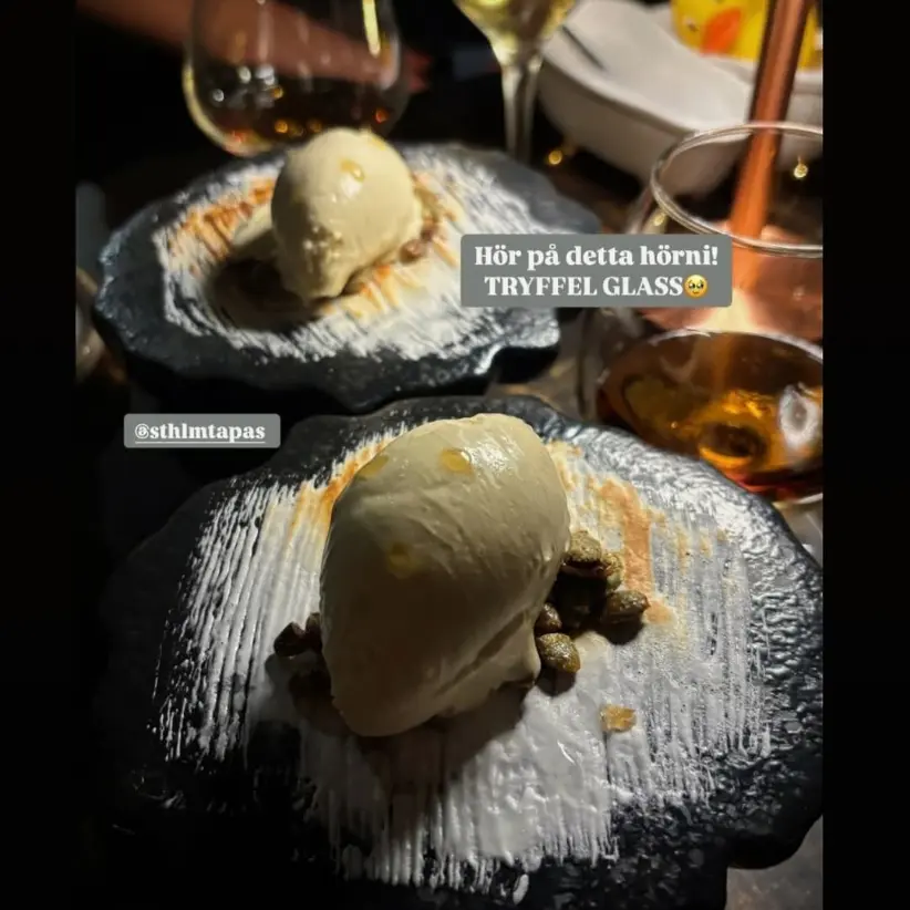 creation thumb for Black truffle ice cream Pacojet