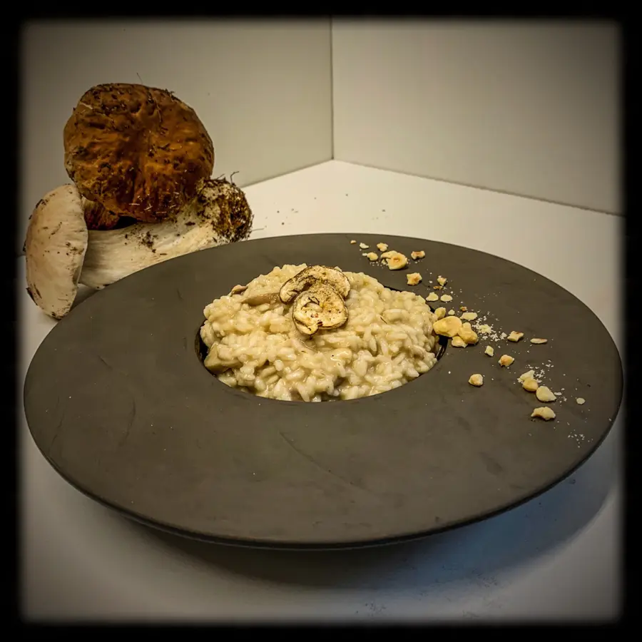 creation thumb for Risotto porcini, nocciole e vaniglia