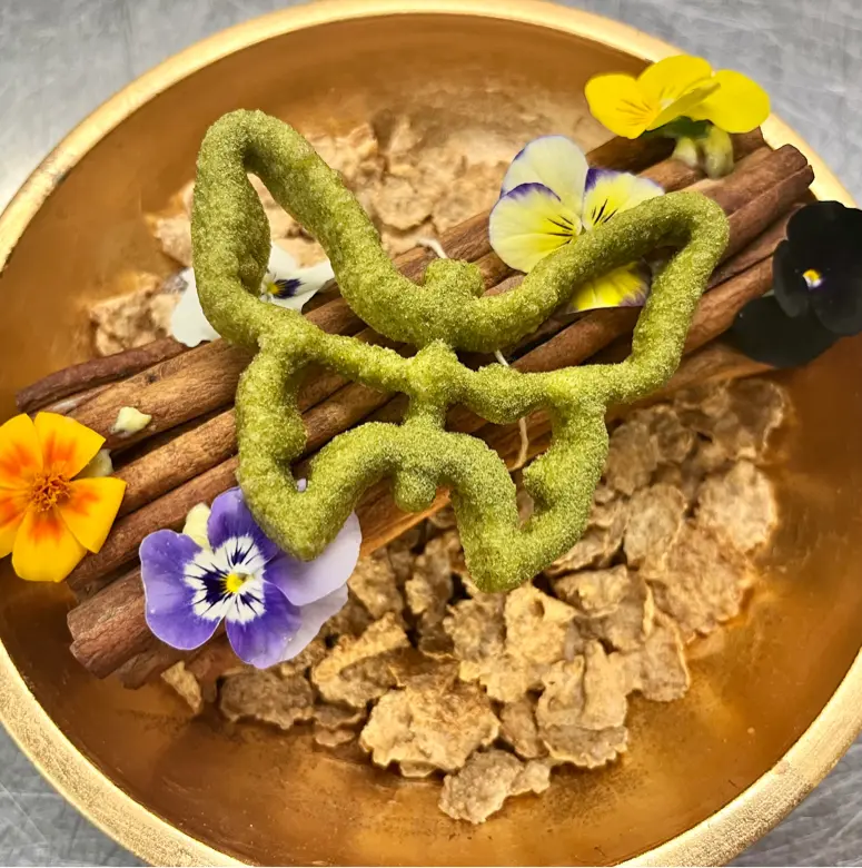 creation thumb for Butterfly matcha rosette