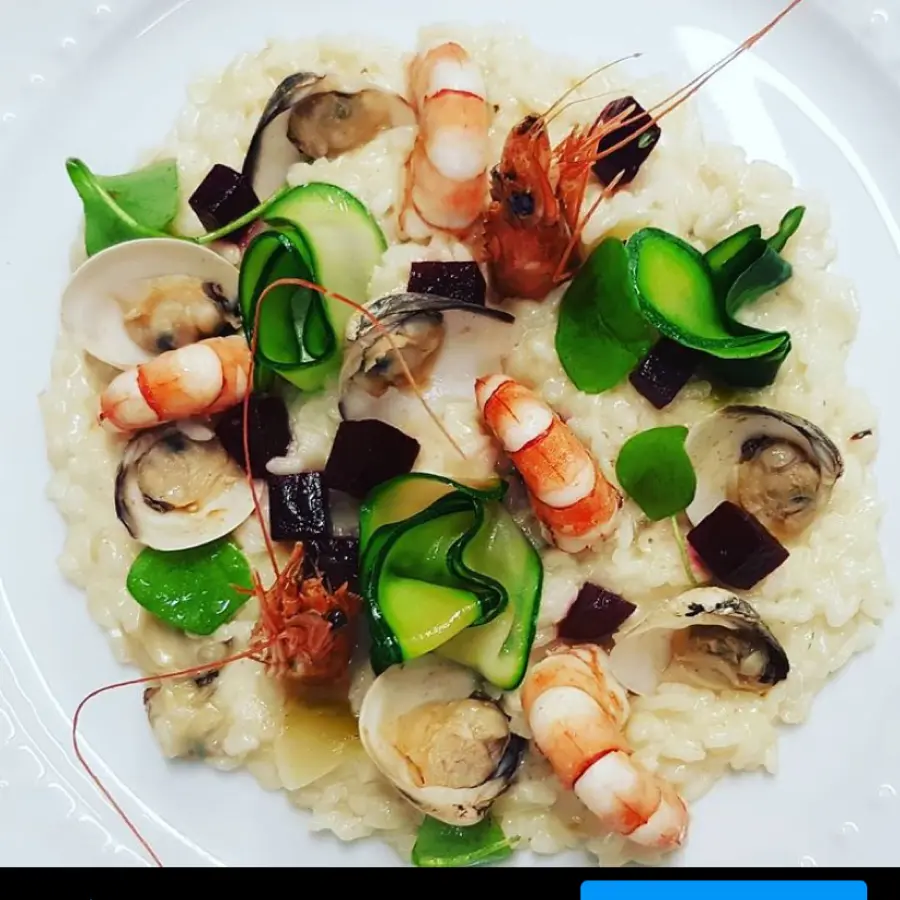 creation thumb for Risotto Sanmassimo Riserva con gamberi e vongole