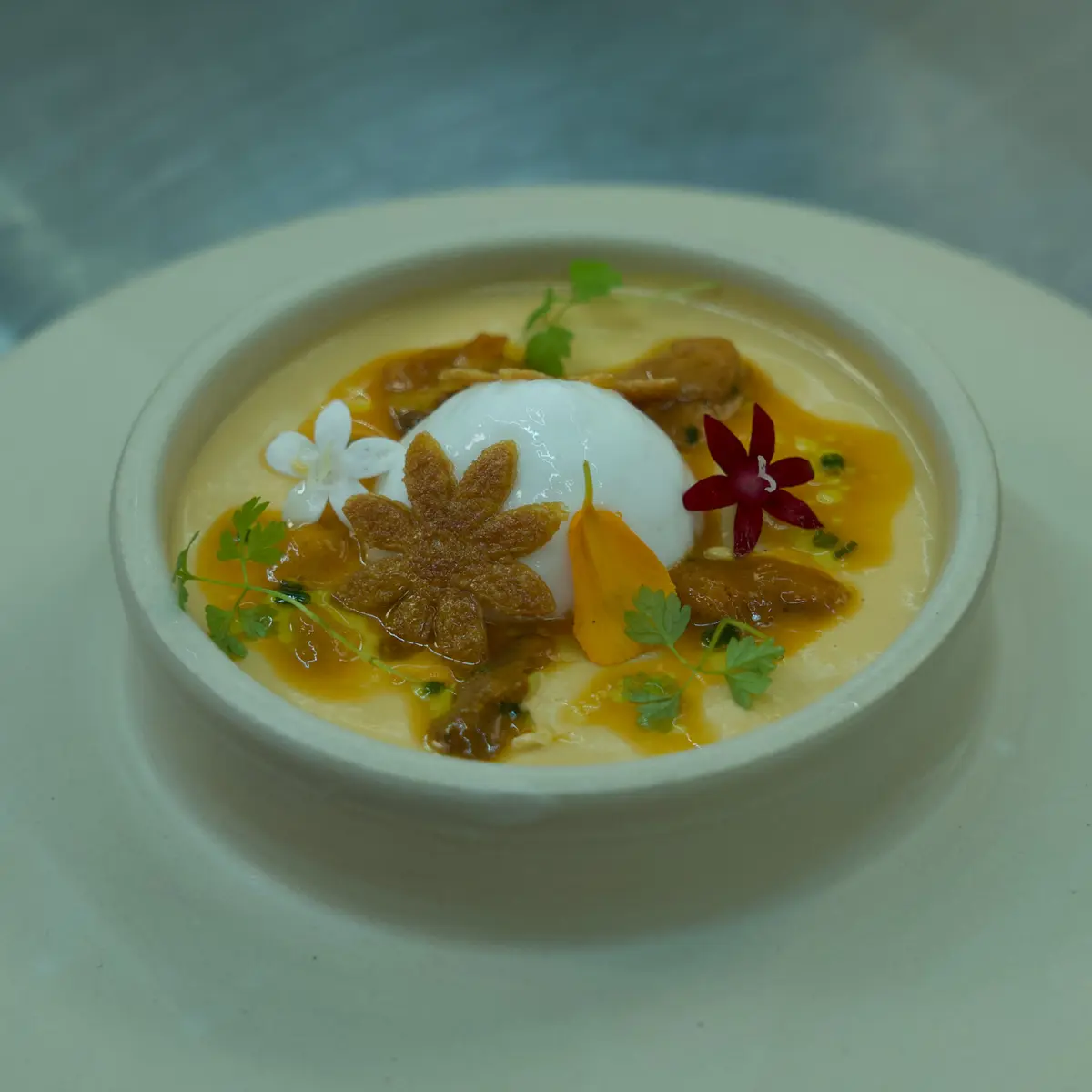 creation thumb for Mousse de erizo de mar con espuma de ouzo