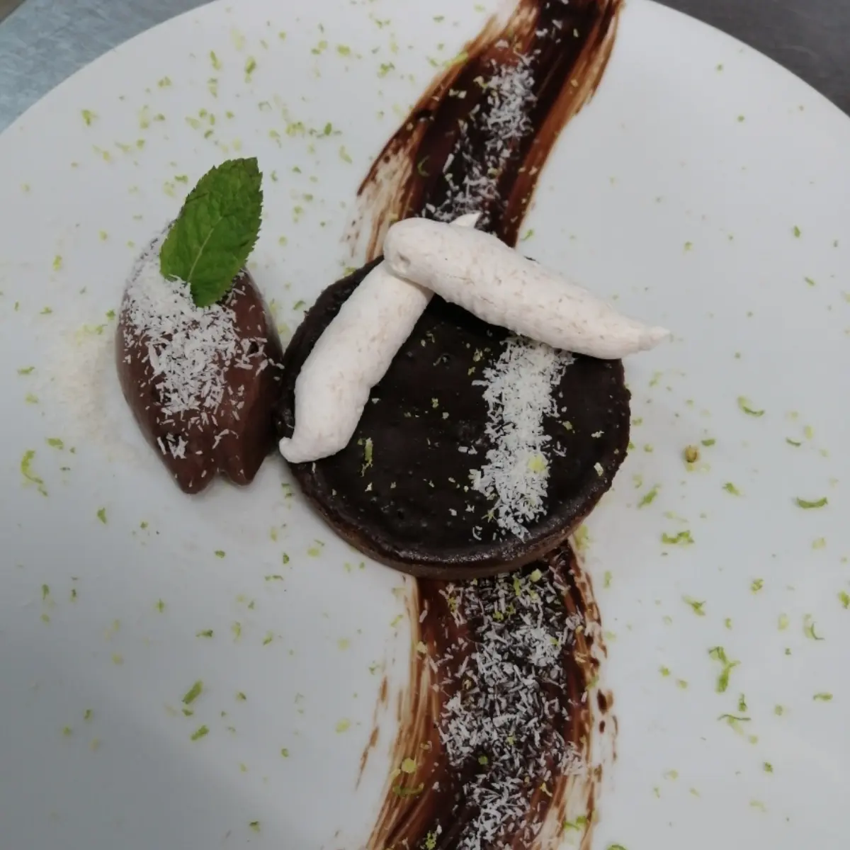 creation thumb for Chocolate and coconut tart