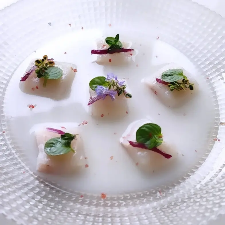 creation thumb for Ceviche di Pesce Bianco e Sauvignon Blanc