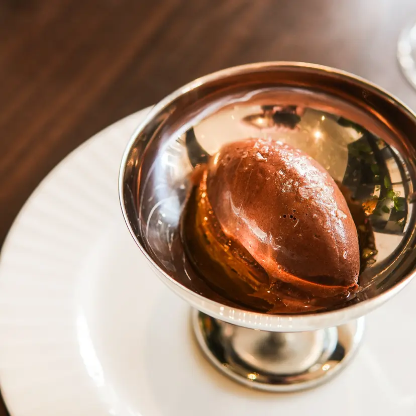 creation thumb for Chocolate ice cream and olive oil