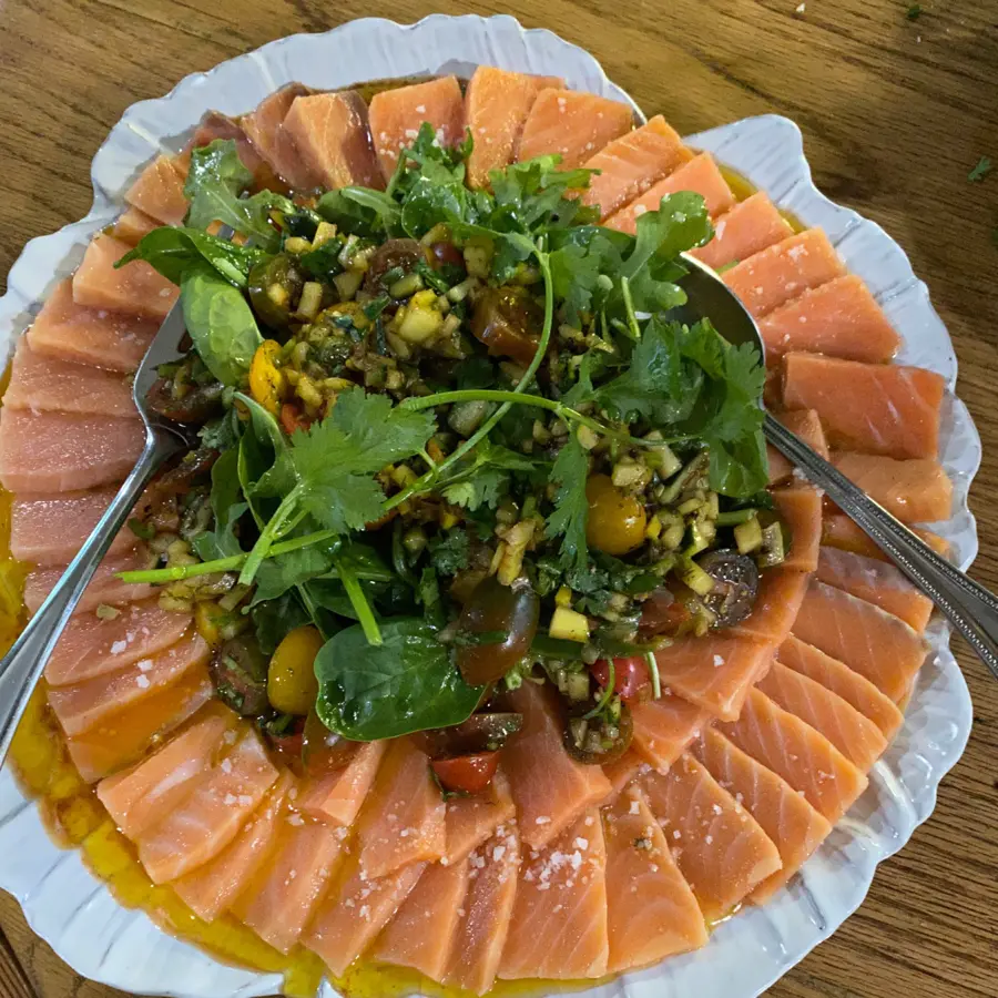 creation thumb for Salmón sashimi