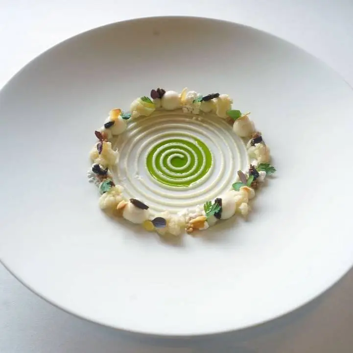 creation thumb for Cauliflower Variation | Fig | Mustard | Almond | Chervil