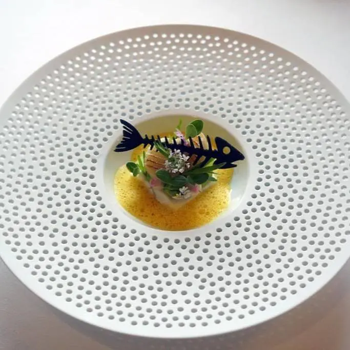 creation thumb for Turbot from the Wild | Scallop | Saffron | Tarragon | Celery