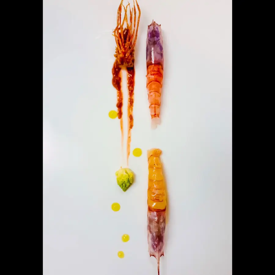 creation thumb for Scomposizione di gambero viola di porto santo spirito