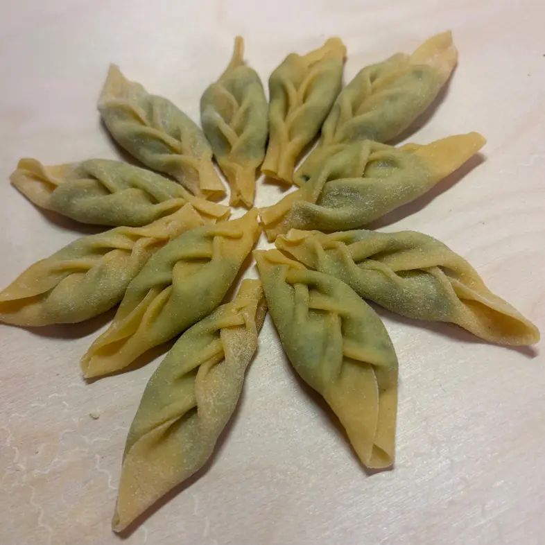 creation thumb for Piacenza Tortelli stuffed with ricotta and spinach