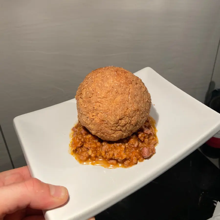 creation thumb for Arancina con ragù alla bolognese