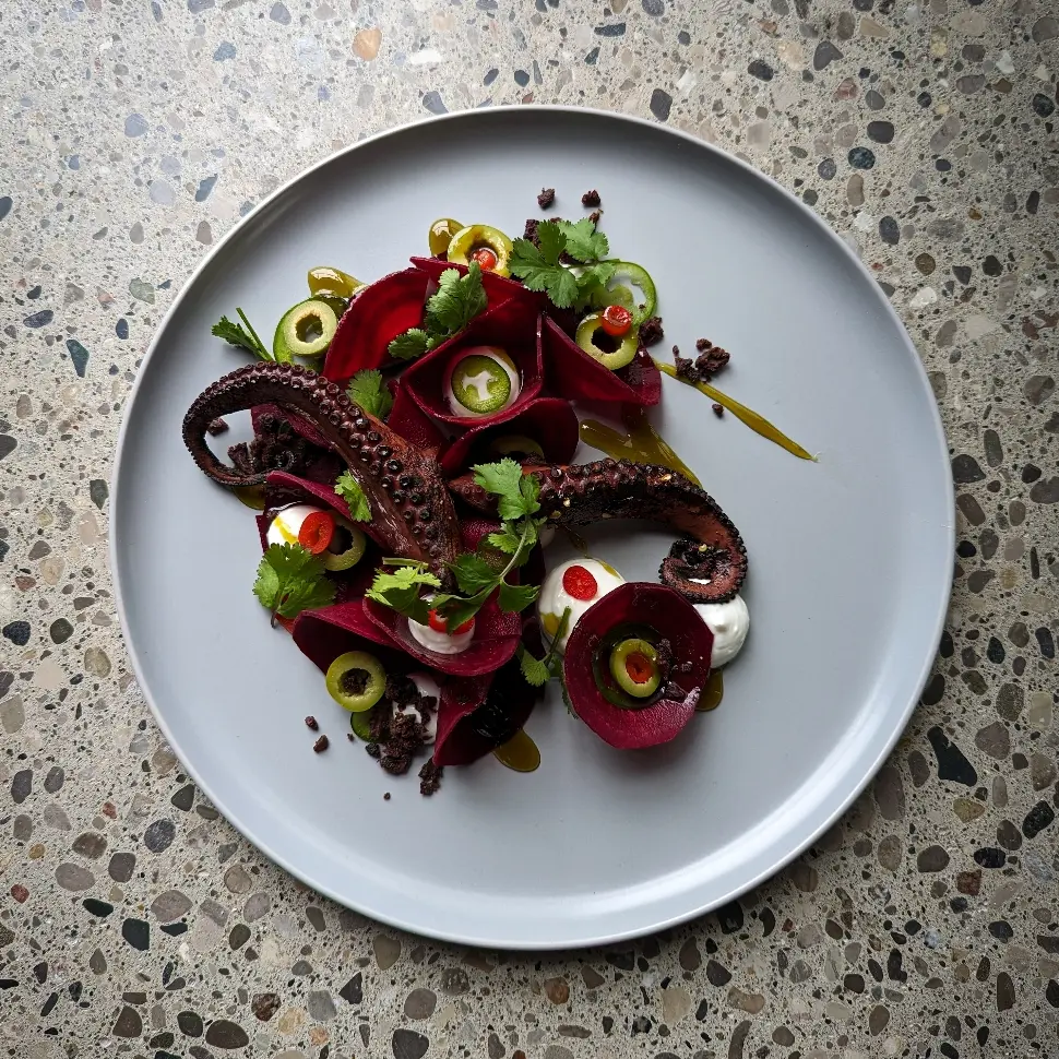 creation thumb for Charcoal Grilled Octopus