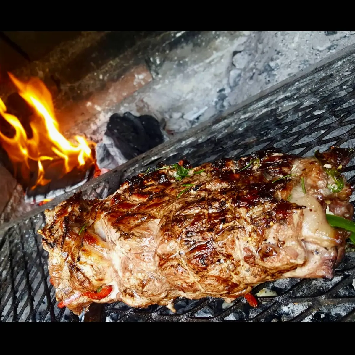 creation thumb for Grilled stuffed pork neck