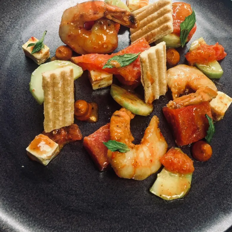 creation thumb for Shrimps harissa