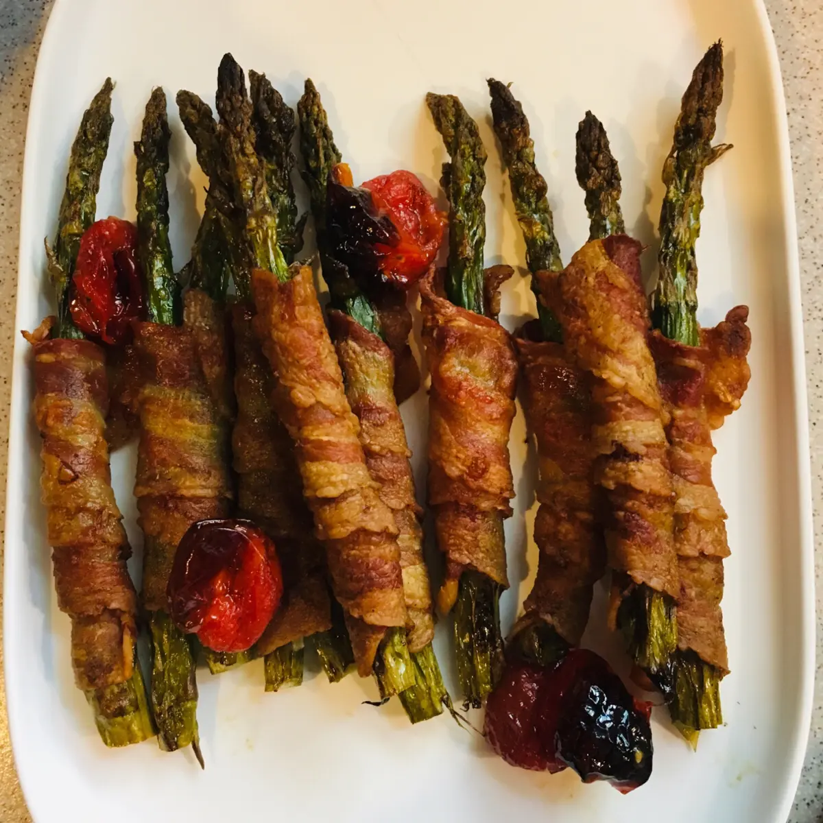 creation thumb for Asparagi con pancetta