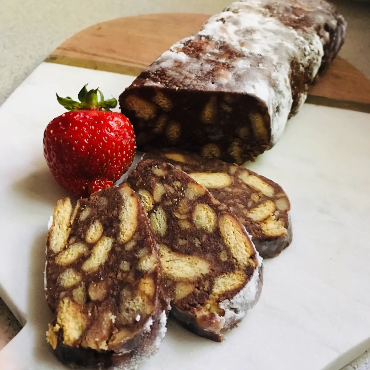 creation thumb for Salame di biscotti
