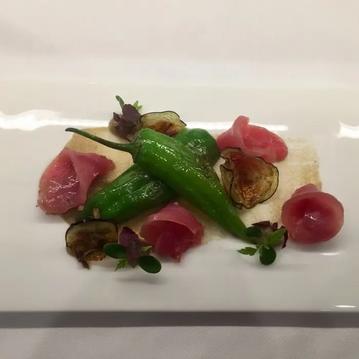 creation thumb for Tuna / Aubergine / Pimentos