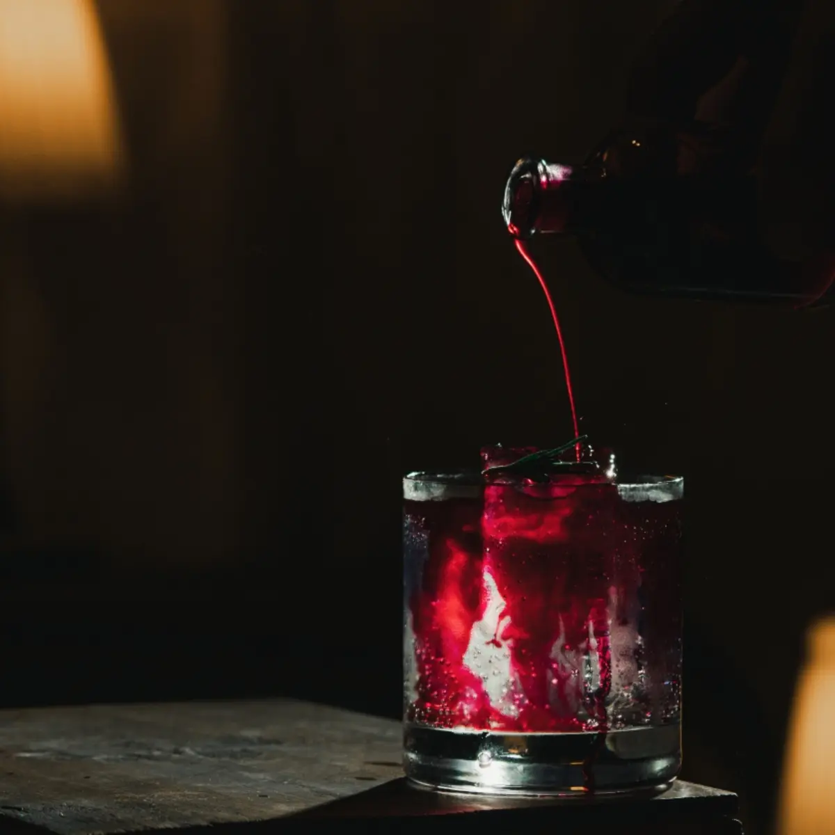 creation thumb for MANDARIN BEET GIN & TONIC
