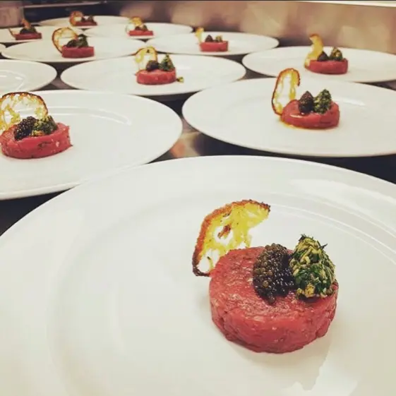 creation thumb for Tartare di manzo Charolais con caviale imperiale