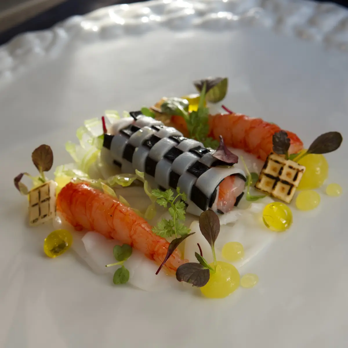 creation thumb for Red Prawn Crudo Dish