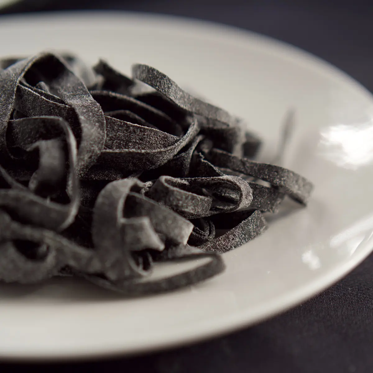creation thumb for Squid Ink Tagliatelle