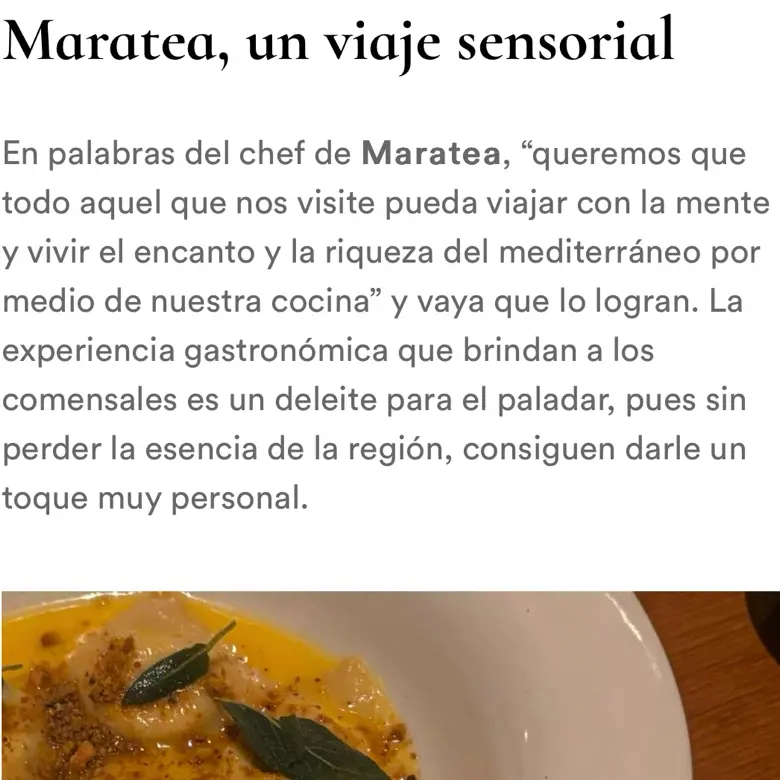 creation thumb for Maratea @Conrad Tulum 