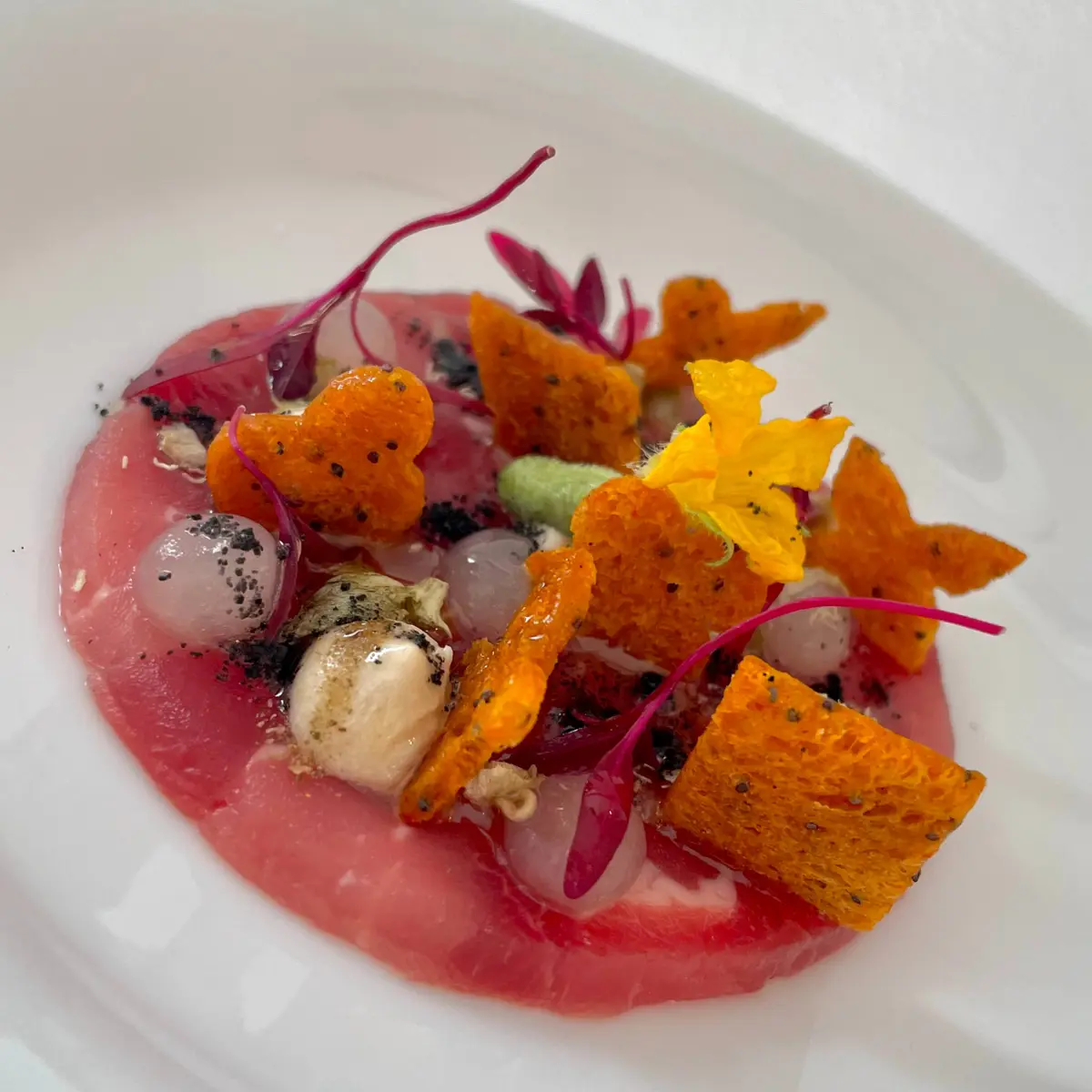 creation thumb for Vitello tonnato with paprika brioche bread