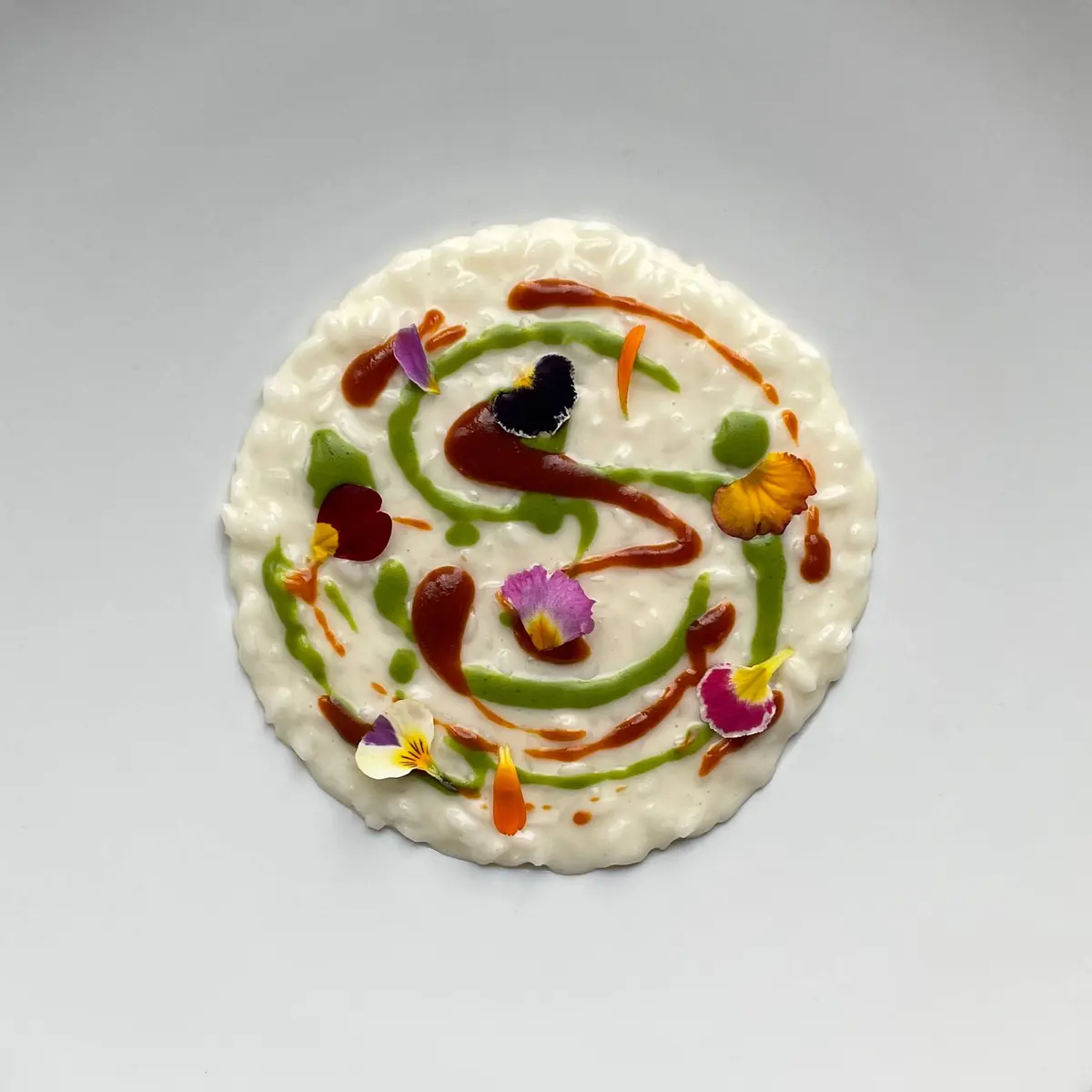 creation thumb for Castelmagno risotto with chorizo and ramps