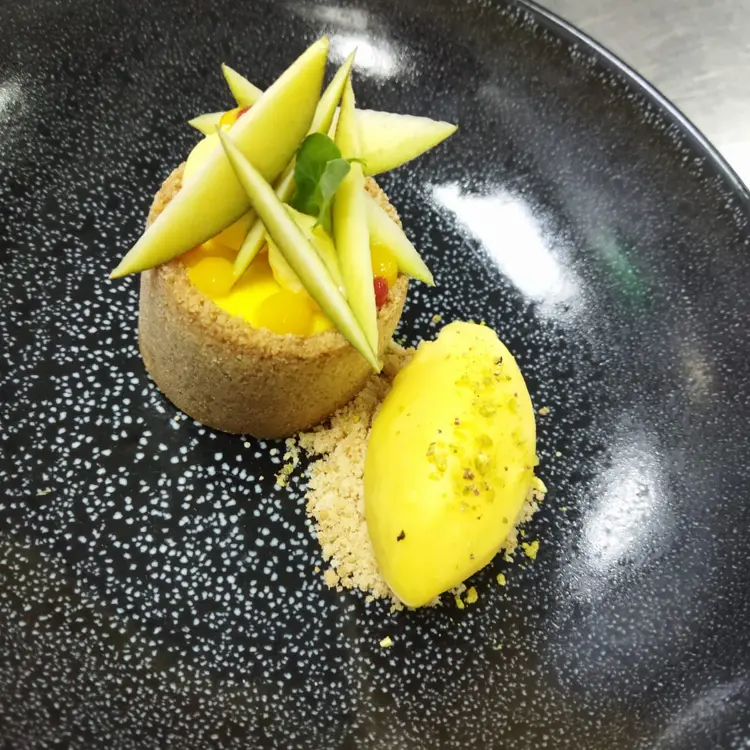 creation thumb for Mango cheese cake mango sorbet