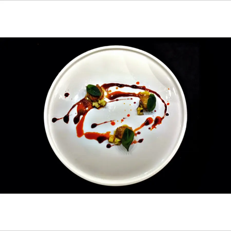 creation thumb for Rabbit, carrot, wine, apple and sage.