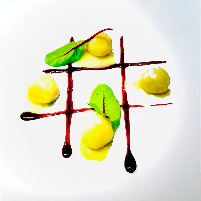 creation thumb for Gnocchis de porc ibérique, beurre de sauge et pecorino romano, porto