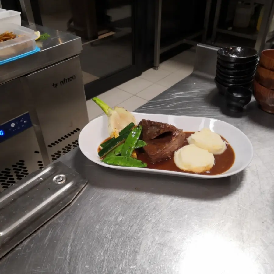 creation thumb for Beef Steak with mashed potato
