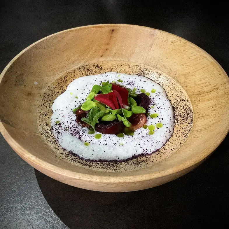 creation thumb for CHERRY- baccara, fava beans and milk