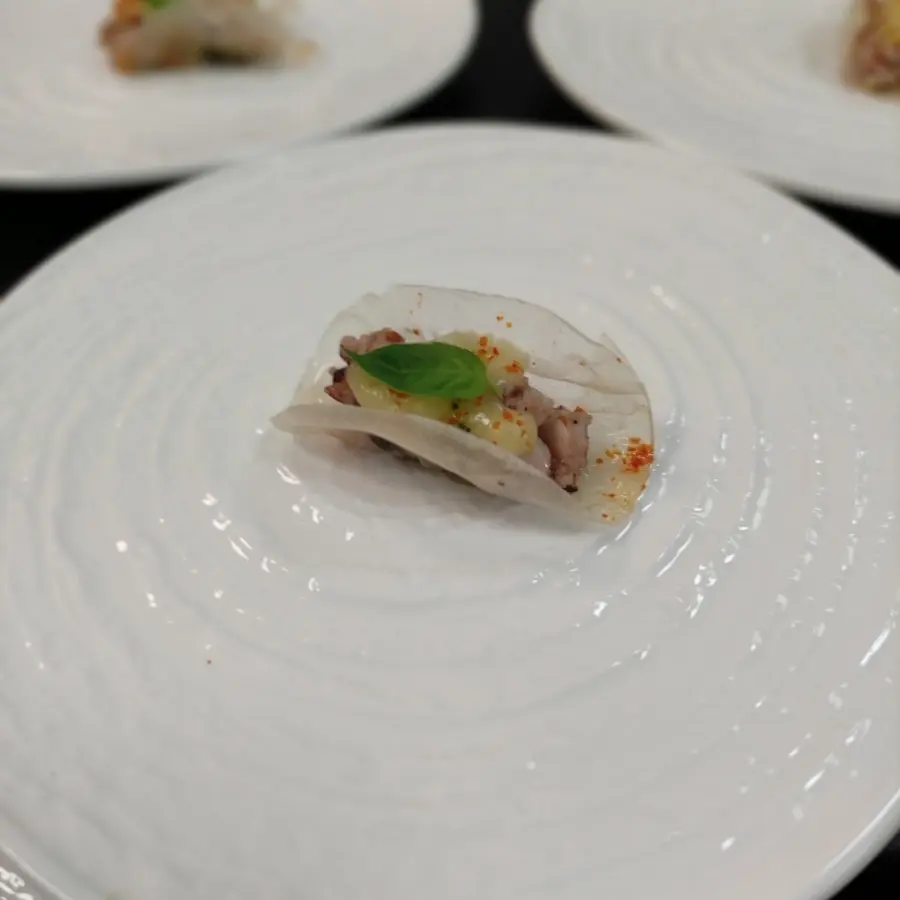 creation thumb for Mousse bouche--tacos pasta brick