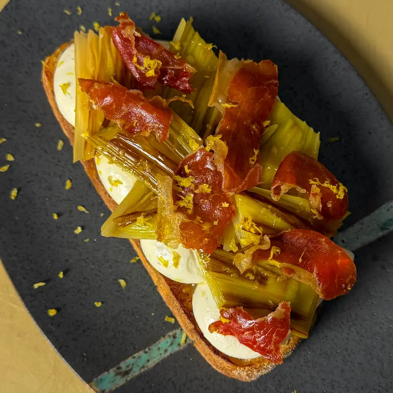 creation thumb for Braised Leeks and Whipped Ricotta