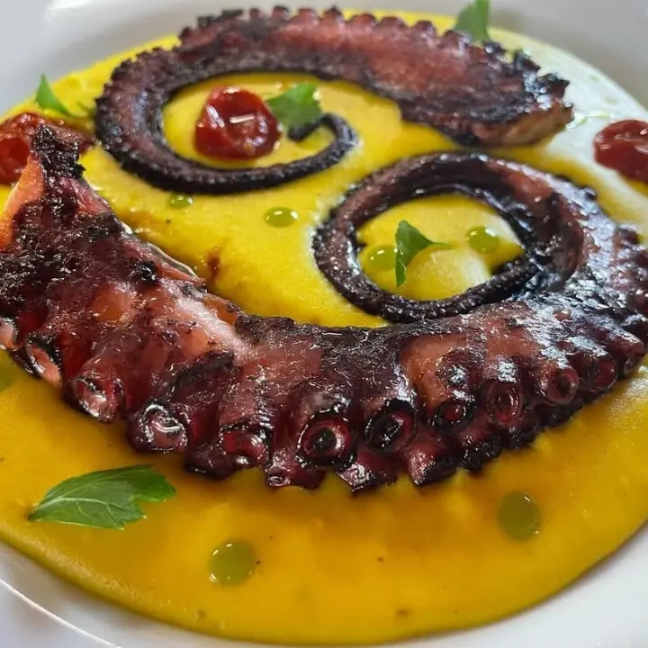 creation thumb for Grilled Octopus and Potato Mousseline